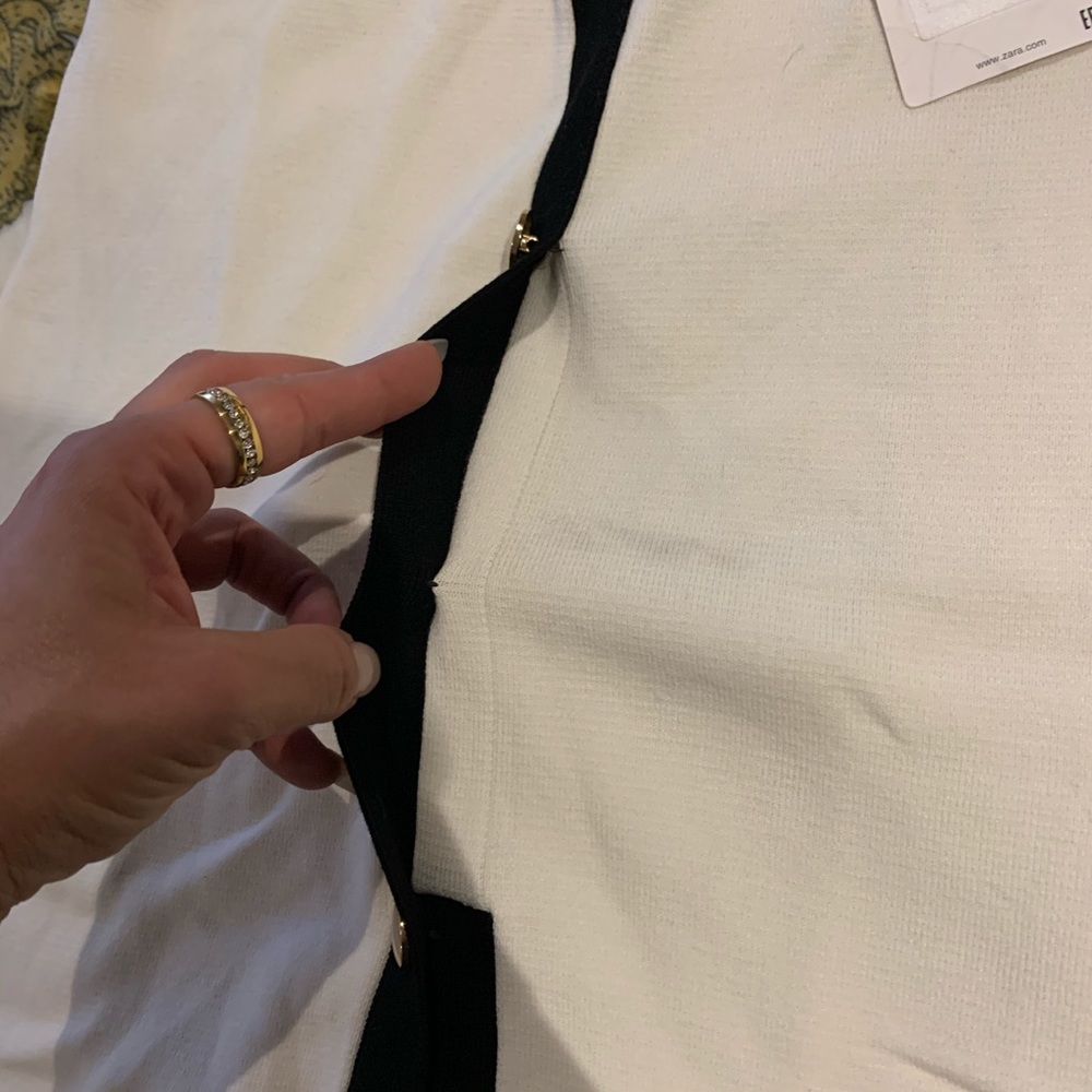 Zara Knit contrast  top S 🔥 - Picture 4 of 6